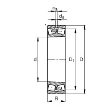 Rolando 240/710-B-K30-MB FAG