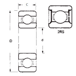 Rolamentos 6819-2RS FBJ