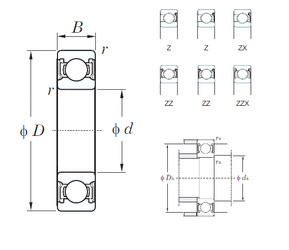 Rolamentos 6902Z KOYO