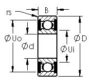 Rolamentos 604H-2RS AST