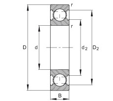 Rolamentos 6205-C FAG