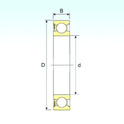 Rolamentos 6203-RS ISB