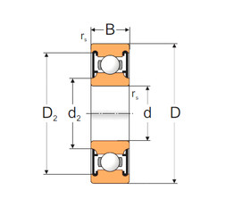 Rolamentos 6207-2RS1P MPZ