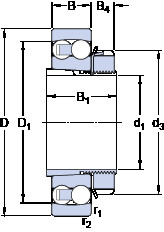 Rolamentos 1305 EKTN9 + H 305 SKF