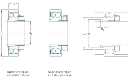 Rolamentos 1205EKTN9+H205 SKF