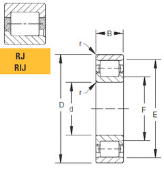 Rolamentos 185RIJ696 Timken