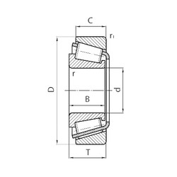 Rolando NP643665/NP577891/K157522 Timken