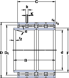 Rolamentos BC4B 316341/HA4 SKF