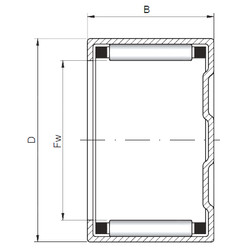 Rolamentos BK2524 CX