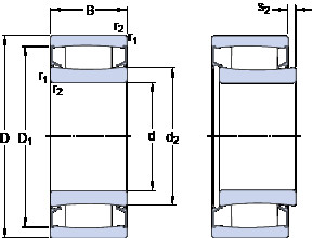 Rolamentos C 4034-2CS5V/GEM9 SKF