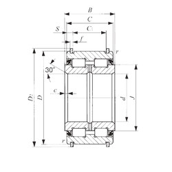 Rolamentos NAS 5008UUNR IKO