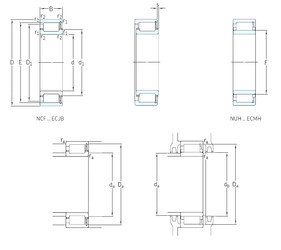 Rolando NUH2336ECMH/PEX SKF