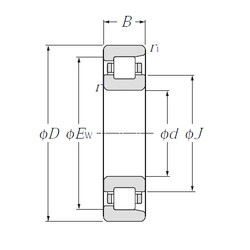 Rolamento NF2310 CYSD