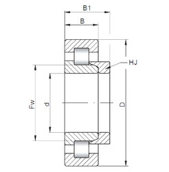 Rolamento NH315 ISO