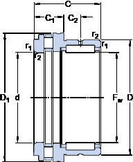 Rolamento NKXR 15 SKF