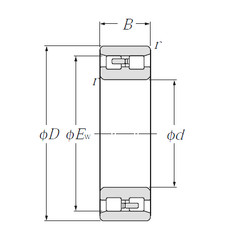 Rolamento NN3017/W33 CYSD