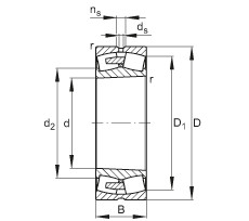 Rolando 23160-E1A-K-MB1 FAG