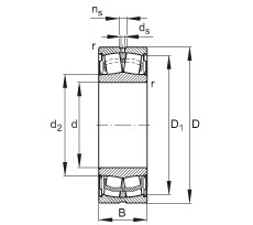 Rolando WS22224-E1-2RSR FAG