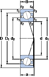 Rolando 7048 CD/HCP4A SKF