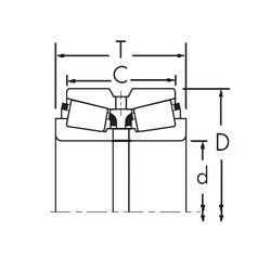 Rolando EE221026/221576CD+X1S-221025 Timken