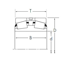 Rolando H242649D/H242610+H242610EA Timken