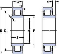 Rolando NUB 213 ECJ SKF