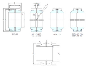 Rolando GEZH108ES-2RS SKF