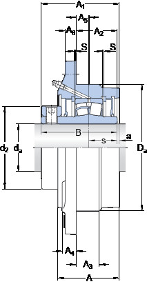 Rolando FYRP 3 7/16 SKF