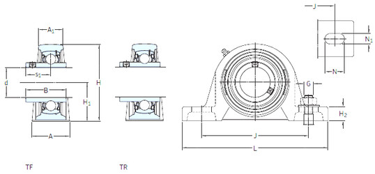 Rolando SY 50 TR SKF