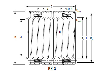 Bearing 530ARXS2522 587RXS2522