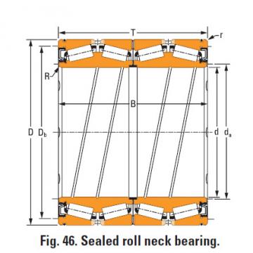 Rolamentos de rolo de rolo selado k158926 O-ring