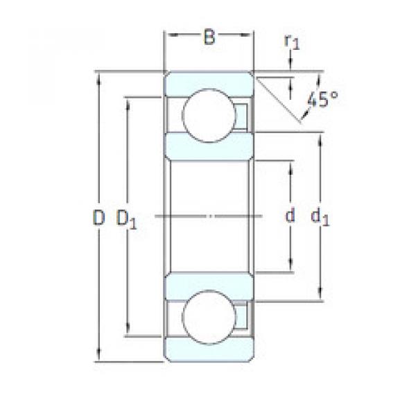 Rolamentos 6202/HR22T2 SKF #1 image