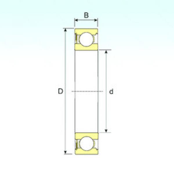 Rolamentos 6203-RS ISB #1 image