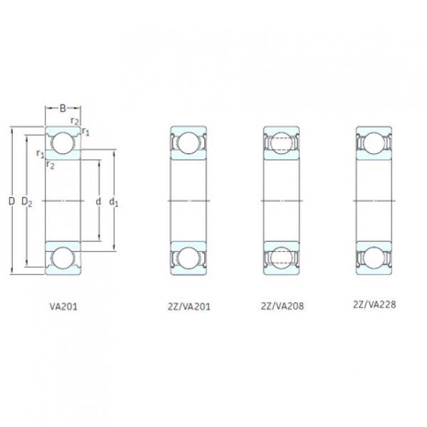 Rolamentos 6208-2Z/VA201 SKF #1 image