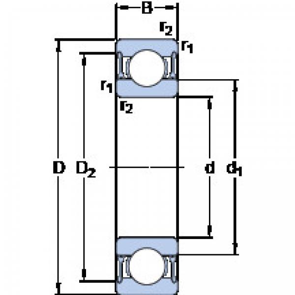 Rolamentos 6208-2RZTN9/HC5C3WT SKF #1 image