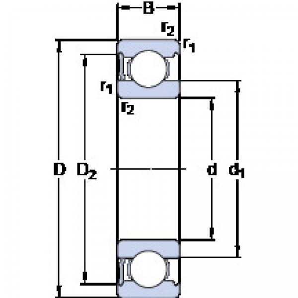 Rolamentos 6211-RS1 SKF #1 image