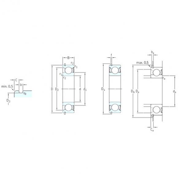 Rolamentos 6314-ZNR SKF #1 image