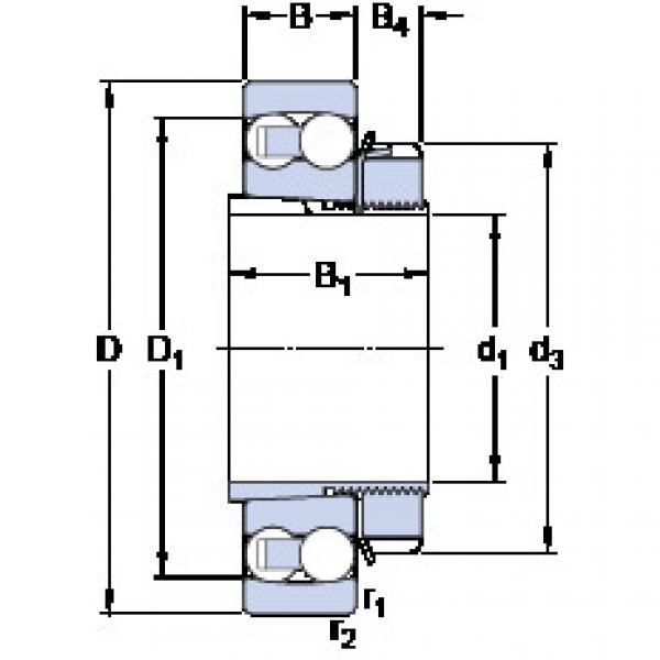 Rolamentos 1310 EKTN9 + H 310 SKF #1 image