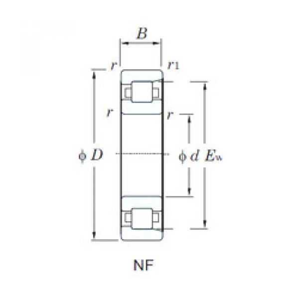 Rolamento NF318 KOYO #1 image