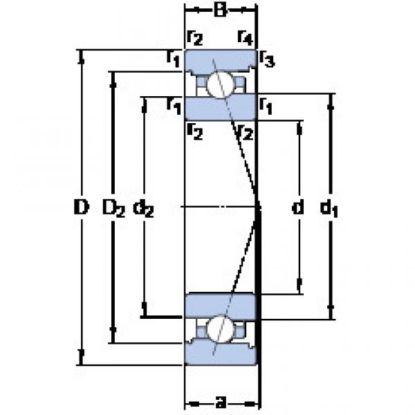 Rolando 71909 CB/HCP4A SKF #1 image