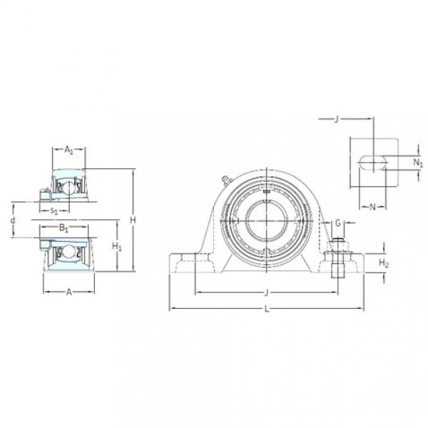 Rolando SYJ 40 KF+H 2308 SKF #1 image