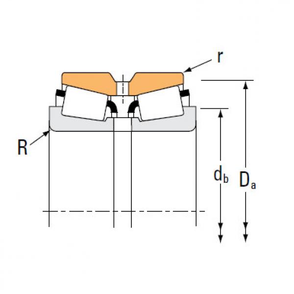 Bearing HH221447 HH221410D #1 image