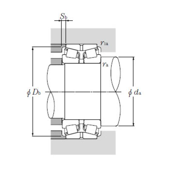 Bearing LM281849D/LM281810G2+A #1 image